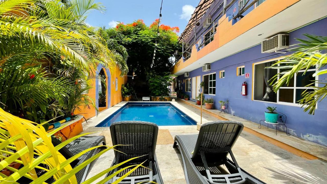 Weary Traveler Hostel Tulum Kültér fotó